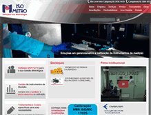 Tablet Screenshot of isometro.com.br